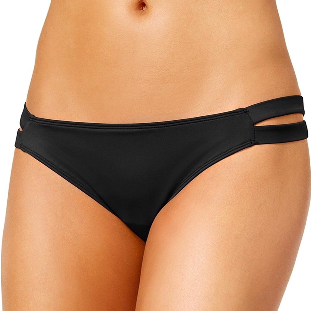 Women’s Sasha Strappy Bikini Bottom  Black